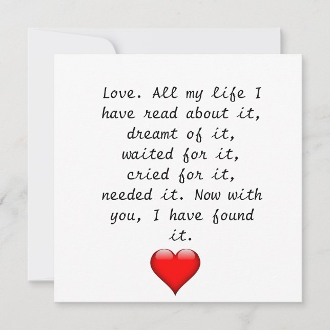 Love Day  Holiday Card (Front)