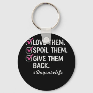 Love Daycare Provider Childcare Appreciation Key Ring