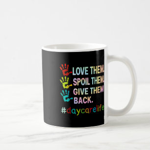 Love Daycare Provider Childcare Funny Teacher Tie  Coffee Mug