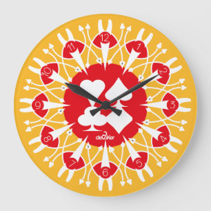 LOVE DEC POKER DECORATIVE BY MASANSER LARGE CLOCK