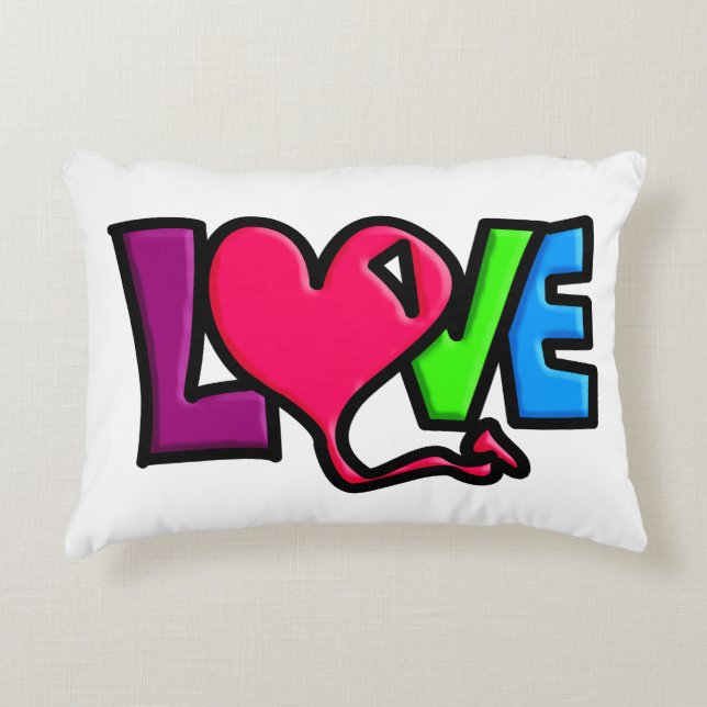 Love   decorative cushion (Front)
