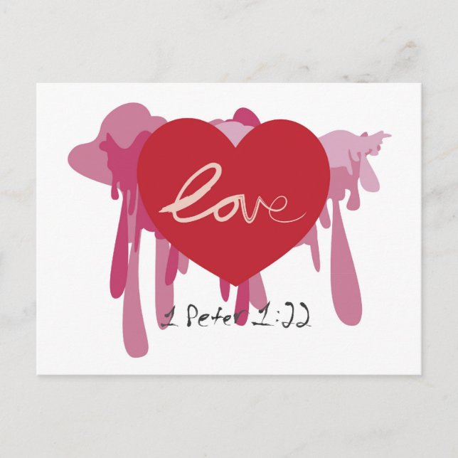 "Love Deeply" Postcard (Front)