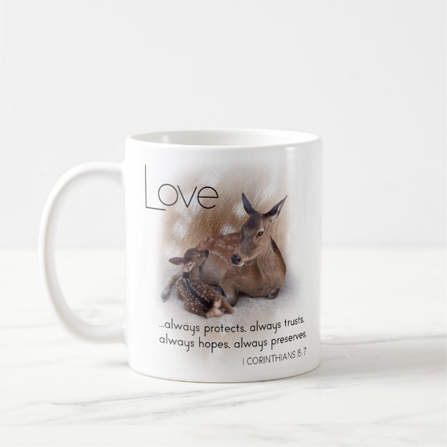 Love Deer Coffee Mug (Left)