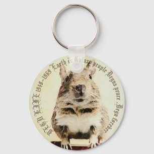 [ LOVE♡DEGU LIFE ] Peace Degou Accessory Keychai Key Ring