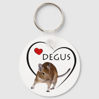 Love Degus Keyring