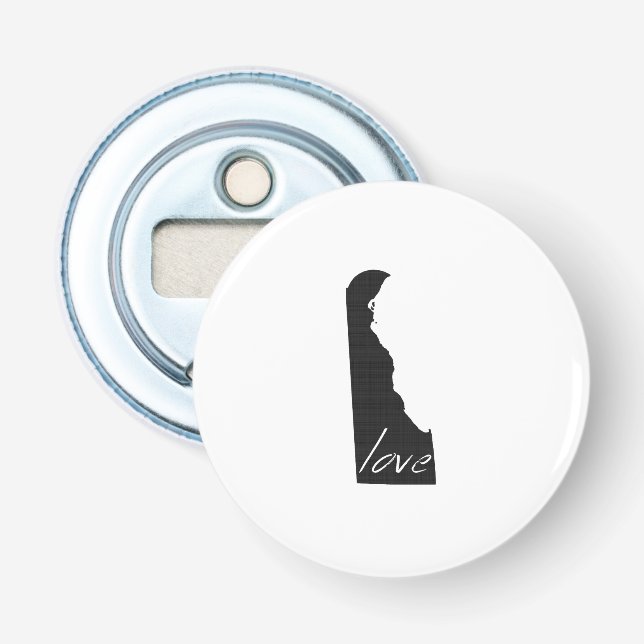 Love Delaware Bottle Opener (Front)