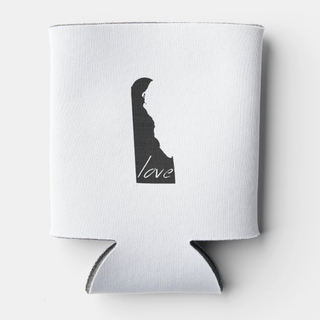 Love Delaware Can Cooler (Front)