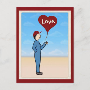 Love Delivery Customisable Postcard
