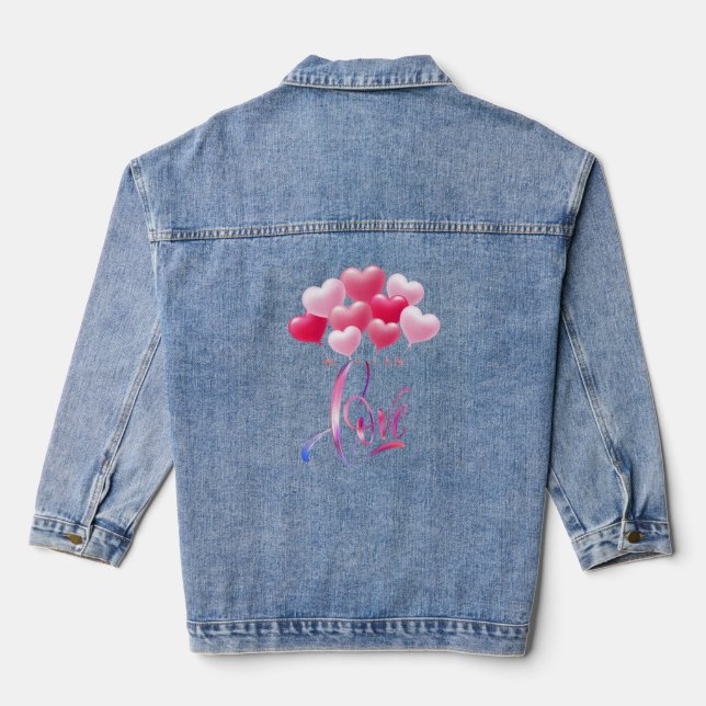 Love Denim Jacket (Back)