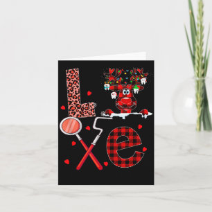 Love Dental Christmas Reindeer Dental Squad Xmas D Card