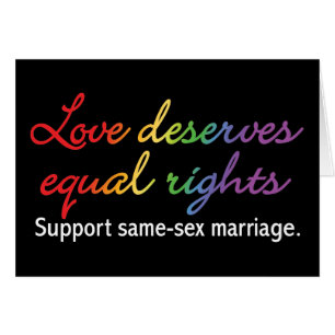 Love Deserves Equal Rights
