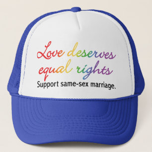 Love Deserves Equal Rights Trucker Hat
