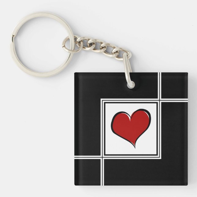 Love design key ring (Front)
