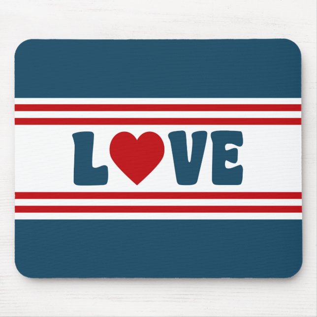 Love design mouse mat (Front)