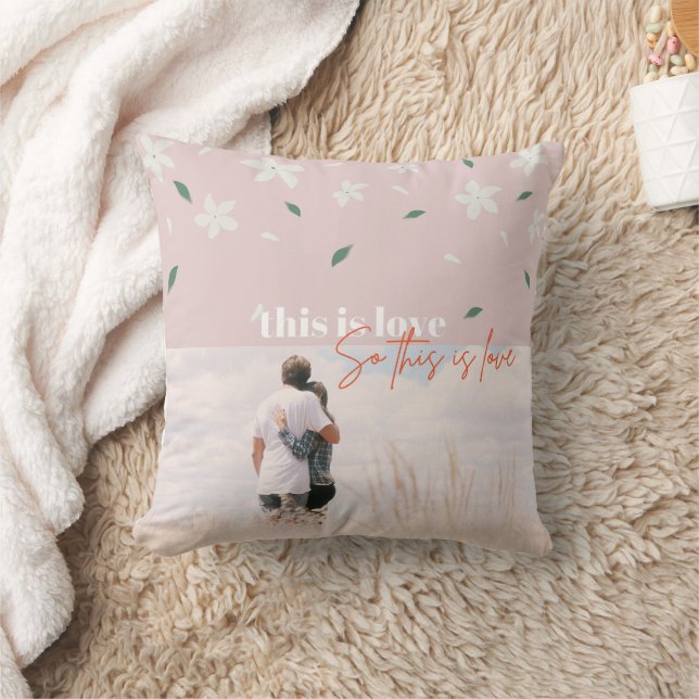'Love' Design - Perfect Gift for Couples Cushion (Blanket)