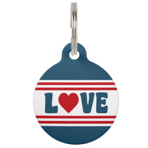 Love design pet tag
