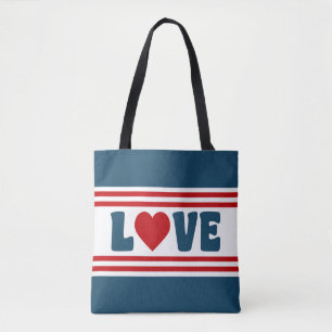 Love design tote bag