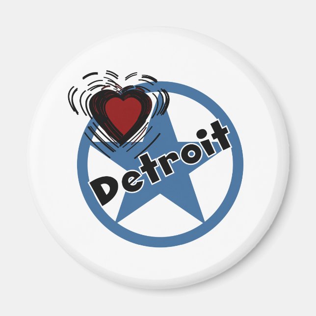 Love Detroit Magnet (Front)
