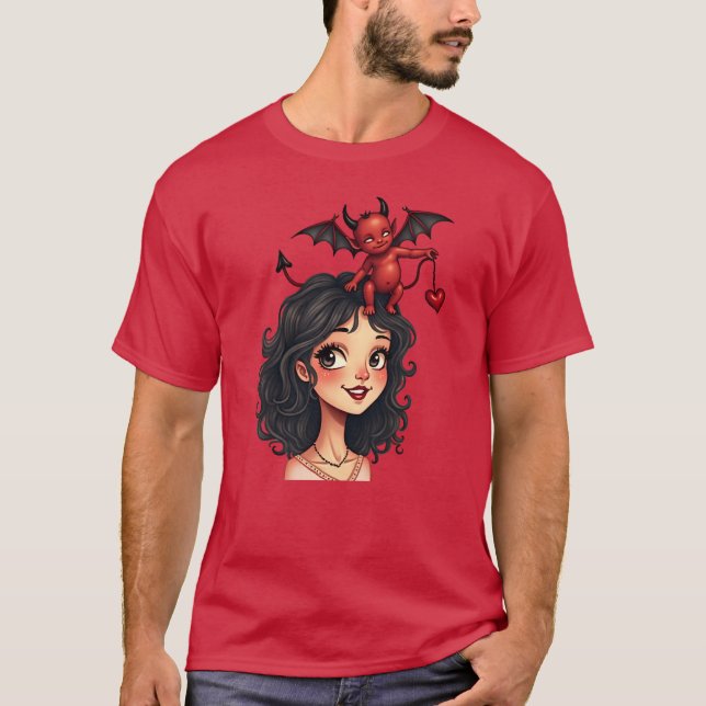 Love devil friends T-Shirt (Front)