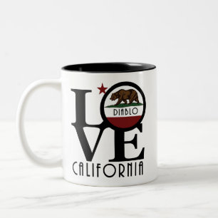 LOVE Diablo California 11oz Two-Tone Coffee Mug