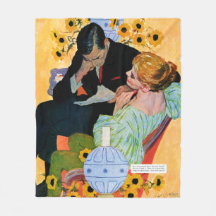 Love Dies Slowly Fleece Blanket