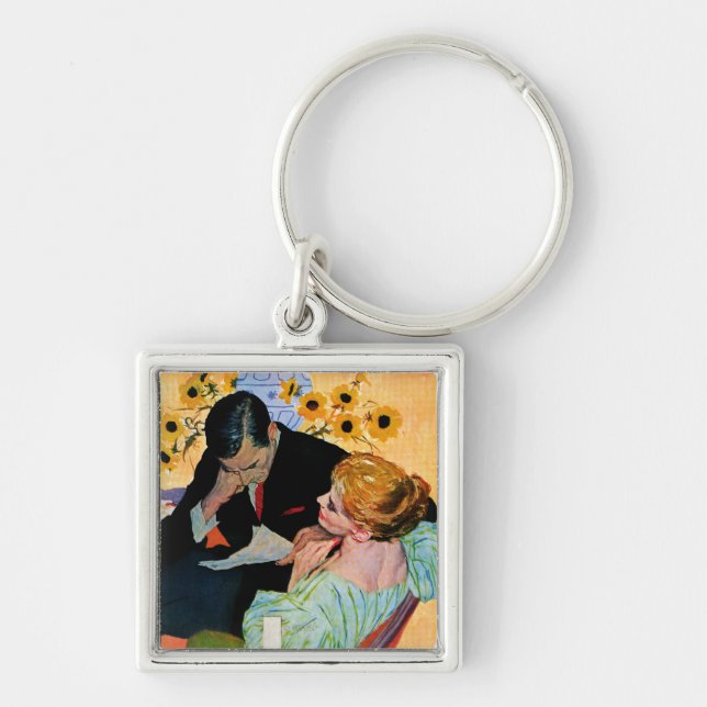 Love Dies Slowly Key Ring (Front)