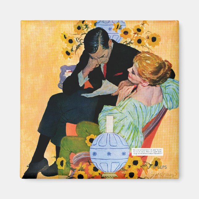 Love Dies Slowly Magnet (Front)