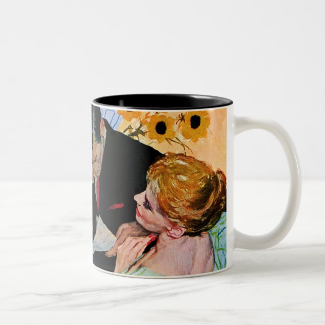 Love Dies Slowly Two-Tone Coffee Mug (Right)