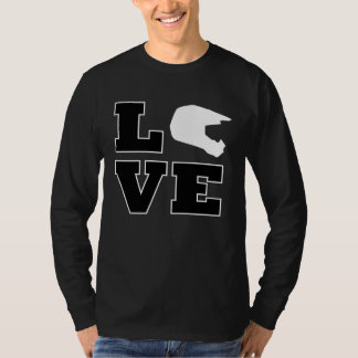 Love Dirt Bike Helmet for Men Boys Kids T-Shirt
