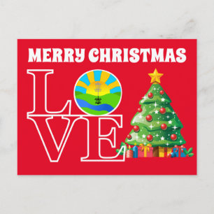 Love Disc Golf Christmas Card