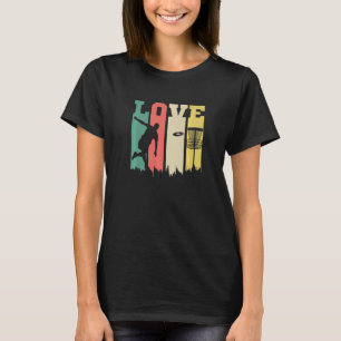 Love Disc Golf Disc Golf Player Disc Golfer T-Shirt