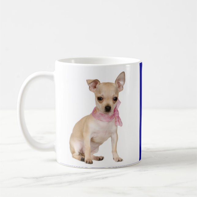 Love Diva Chihuahua Puppy Dog Coffee Mug (Left)