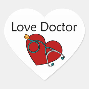 Love Doctor Heart Sticker