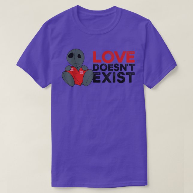 Love Doesn't Exist  Emo clothes Emocore Goth Doll  T-Shirt (Design Front)