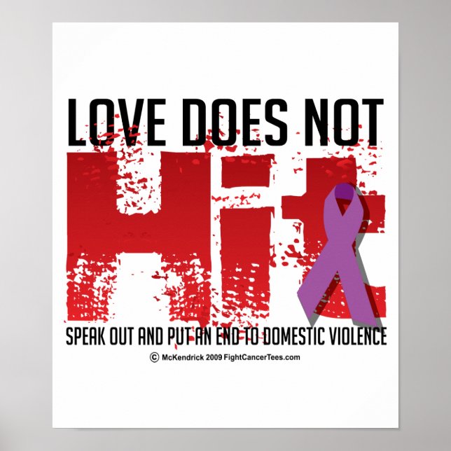 Love Doesn't Hit Poster (Front)