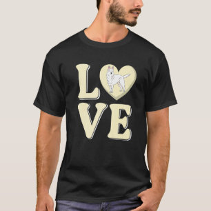 Love Dog Owner White German Shepherd T-Shirt