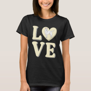 Love Dog Owner White German Shepherd T-Shirt