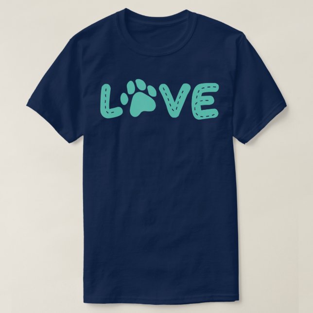 Love Dog Presents For Dog Lovers, Paws Dog  T-Shirt (Design Front)