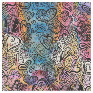 Love Doodle Fabric
