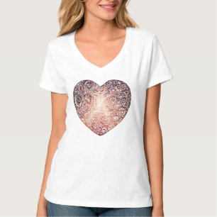 Love Doodle Heart Abstract Art T-Shirt