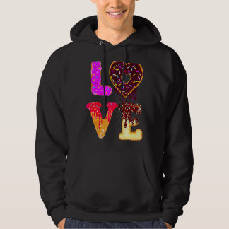 Love Doughnut  Doughnut Sprinkles Cool Doughnut Da Hoodie