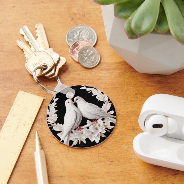 Love dove key ring (Desk)
