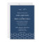 Love Doves Wedding Invitations - Navy