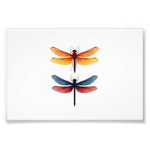 Love Dragonflies child small simple Minimalist Dra Photo Print