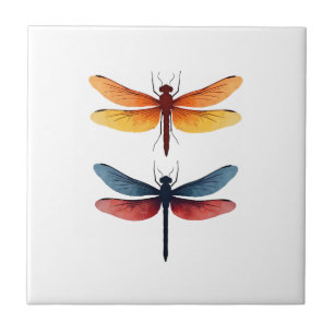 Love Dragonflies child small simple Minimalist Dra Tile