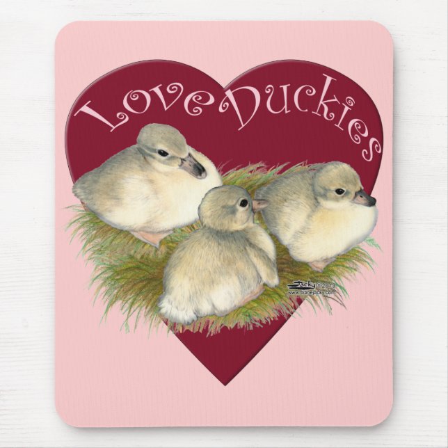 Love Duckies Mouse Mat (Front)
