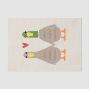 Love Ducks Tissue Paper