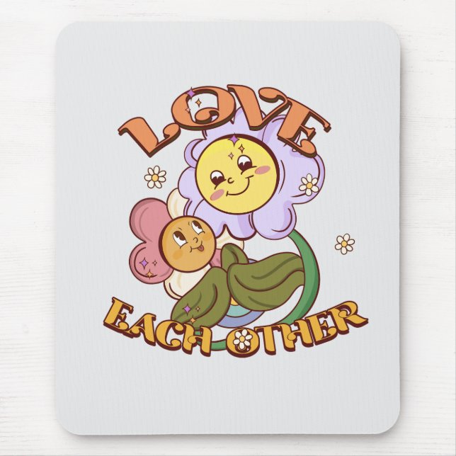 Love Each Other Mouse Mat (Front)