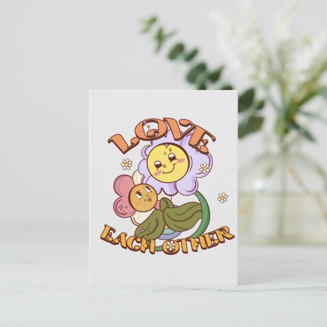 Love Each Other Postcard (Standing Front)