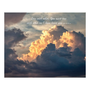 Love Each Other Thunderheads Photo Print